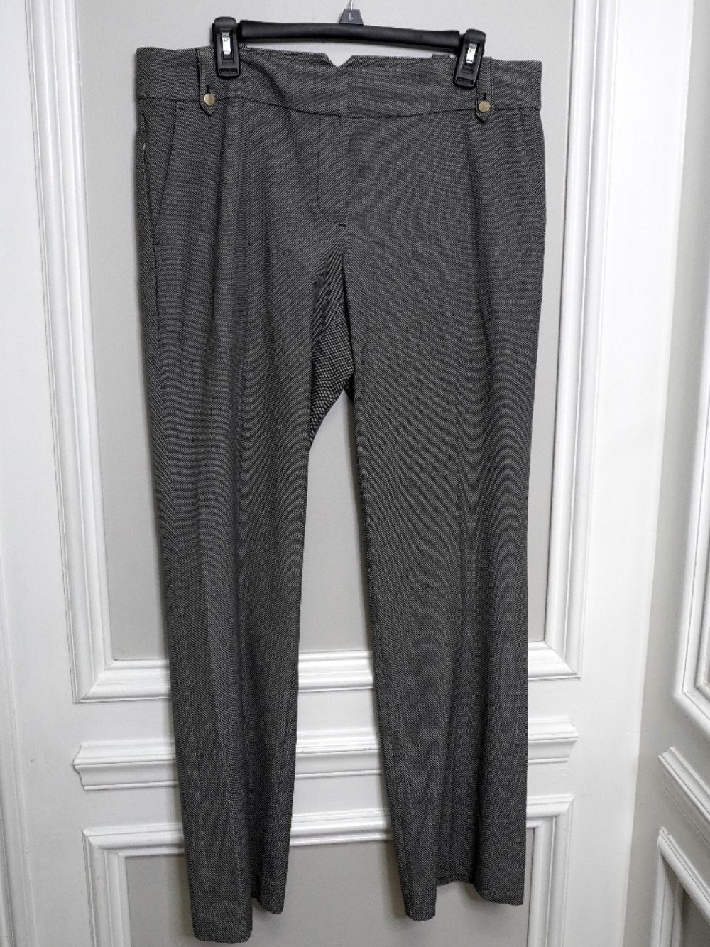 LOFT Grey Button Detailed Trouser